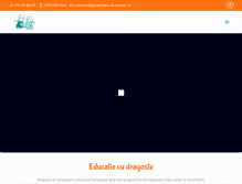 Tablet Screenshot of gradinita-sf-andrei.ro